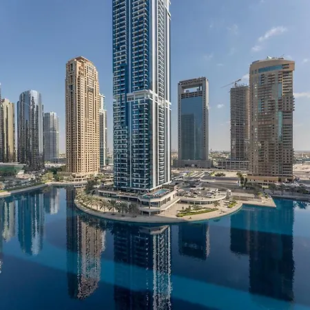 Homesgetaway -Fanciful 1Br Apartment In Jlt Lake View Dubai Buitenkant foto